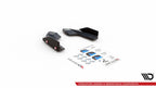 Splitters laterales traseros V.2 + flaps para Volkswagen Golf R Hatchback Mk8 fits only with: VW-GO-8-R-RS1G