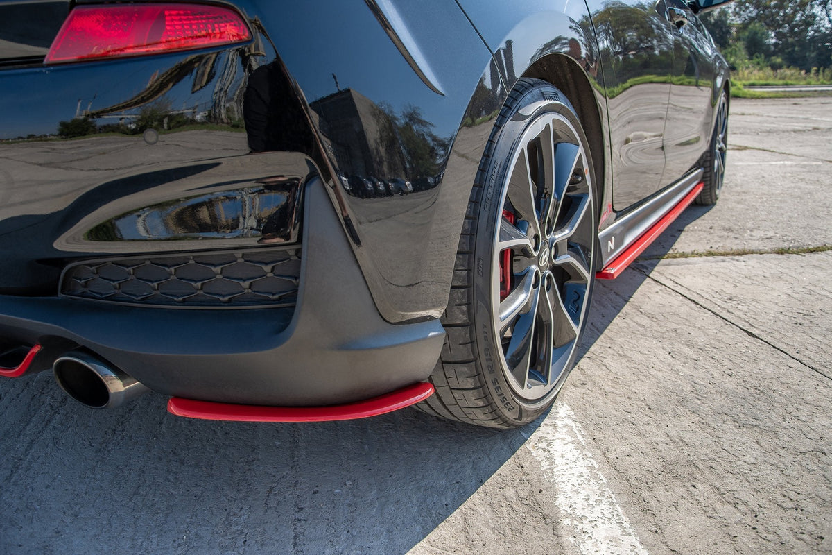 Splitters laterales traseros V.2 para Hyundai I30 N Mk3 Hatchback