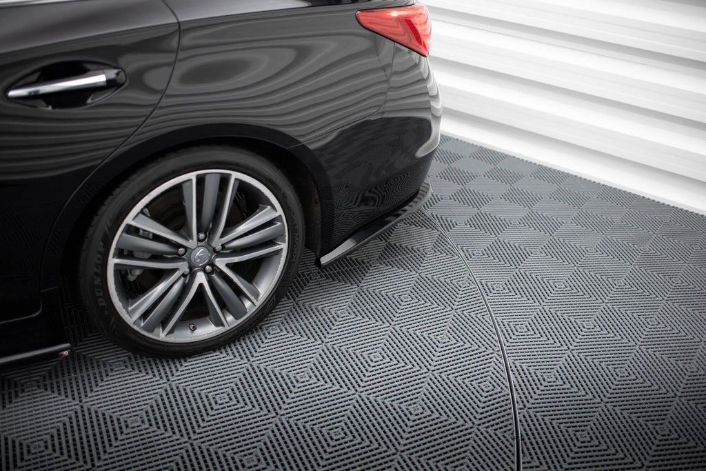 Splitters laterales traseros V.2 para Infiniti Q50 S Mk1