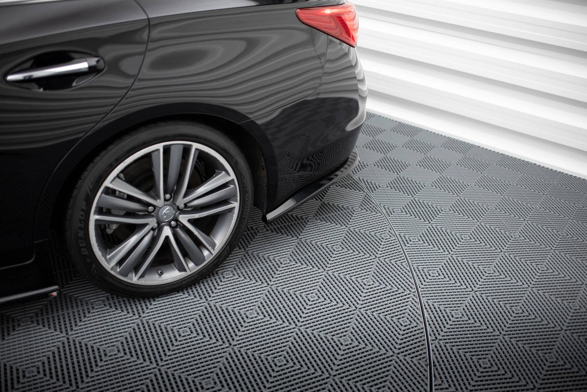 Splitters laterales traseros V.2 para Infiniti Q50 S Mk1