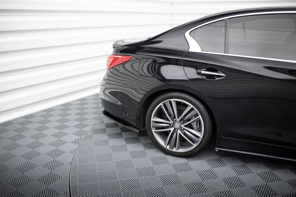 Splitters laterales traseros V.2 para Infiniti Q50 S Mk1