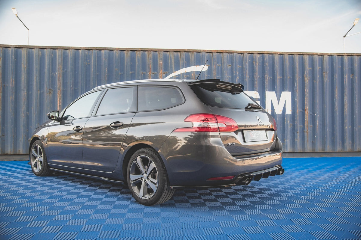 Splitters laterales traseros V.2 para Peugeot 308 SW Mk2