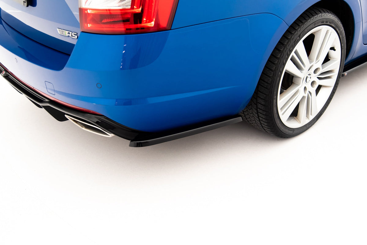 Splitters laterales traseros V.2 para Skoda Octavia RS Mk3/Mk3 Facelift Hatchback/Kombi