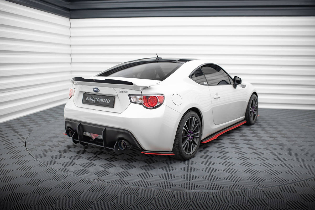 Splitters laterales traseros V.2 para Subaru BRZ Mk1 / Mk1 Facelift