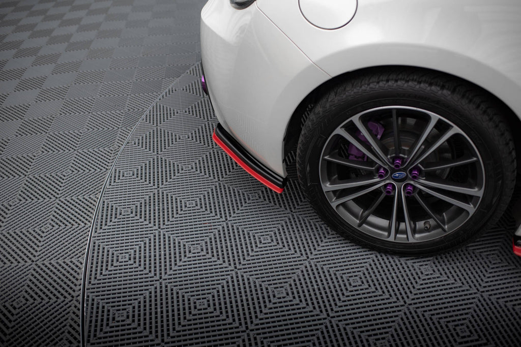 Splitters laterales traseros V.2 para Subaru BRZ Mk1 / Mk1 Facelift