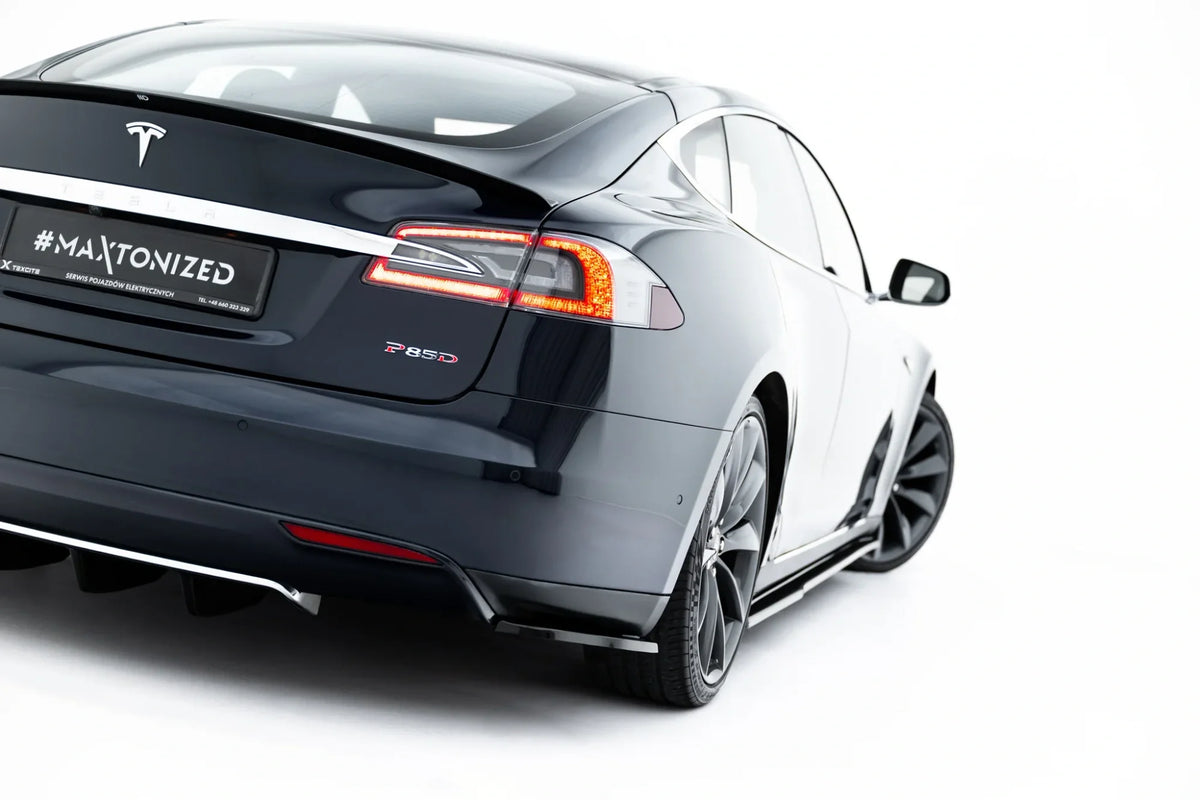 Splitters laterales traseros V.2 para Tesla Model S Mk1