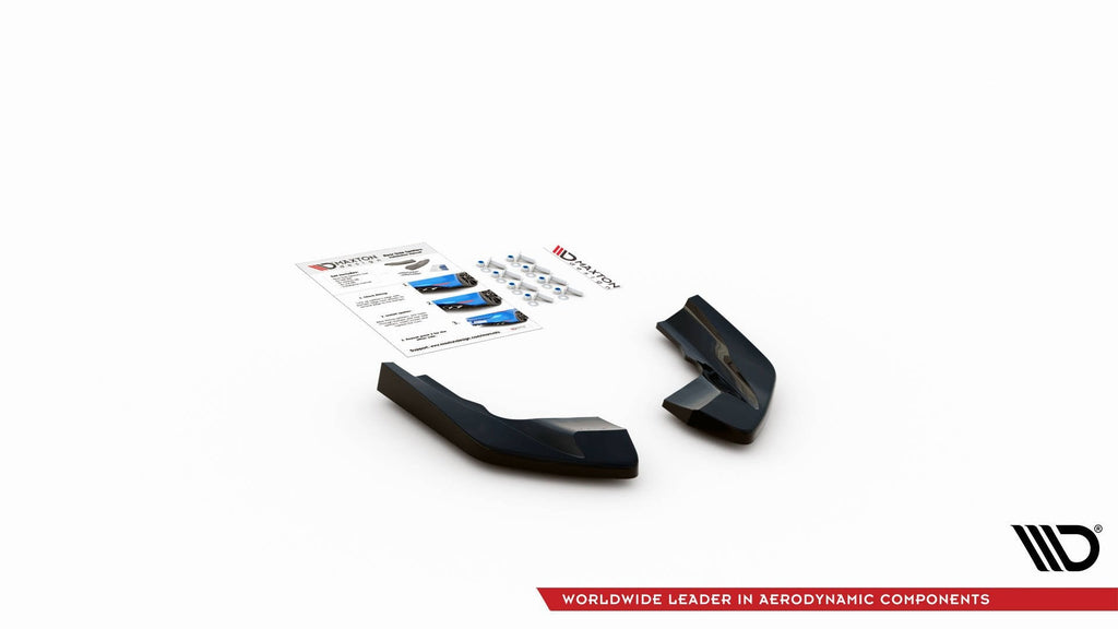 Splitters laterales traseros V.2 para Volkswagen Golf R Hatchback Mk8