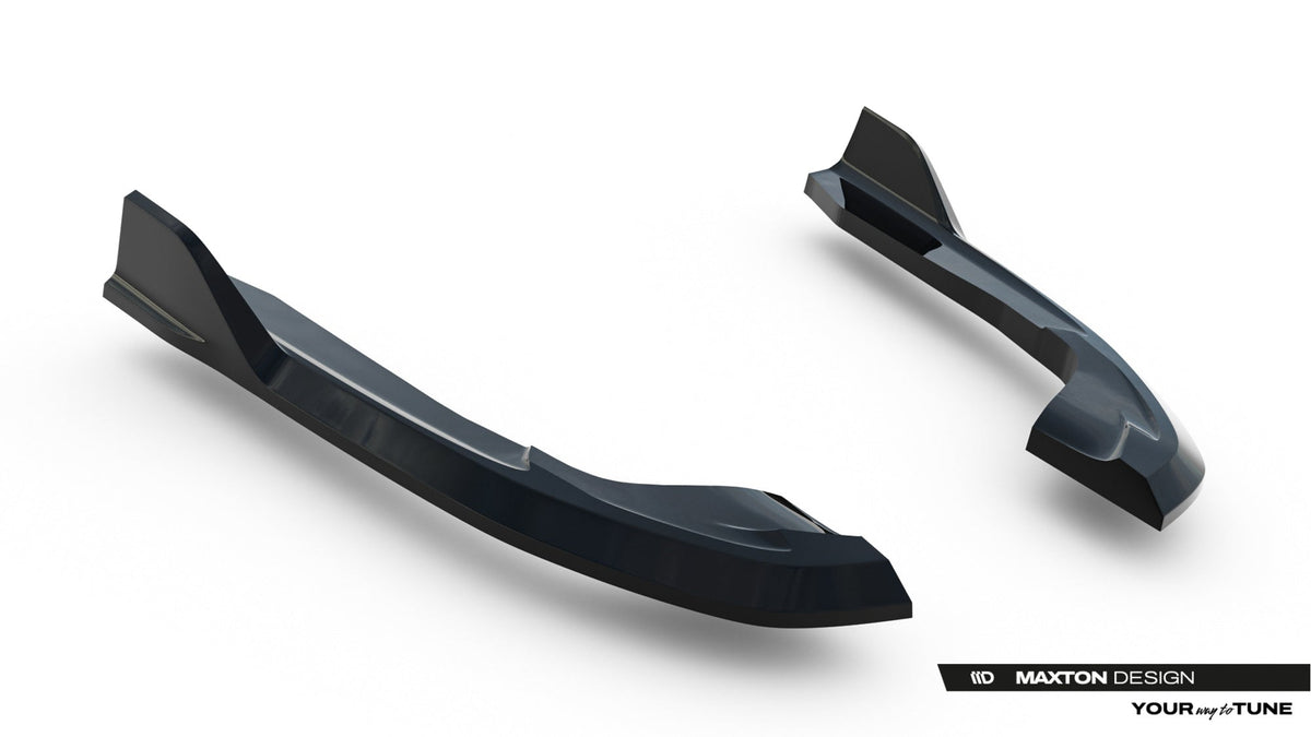 Splitters laterales traseros V.2 para Volkswagen Golf R Variant Mk8 / Mk8 Facelift Fits only with : VW-GO-8F-R-VA-RS1G+RS1RG