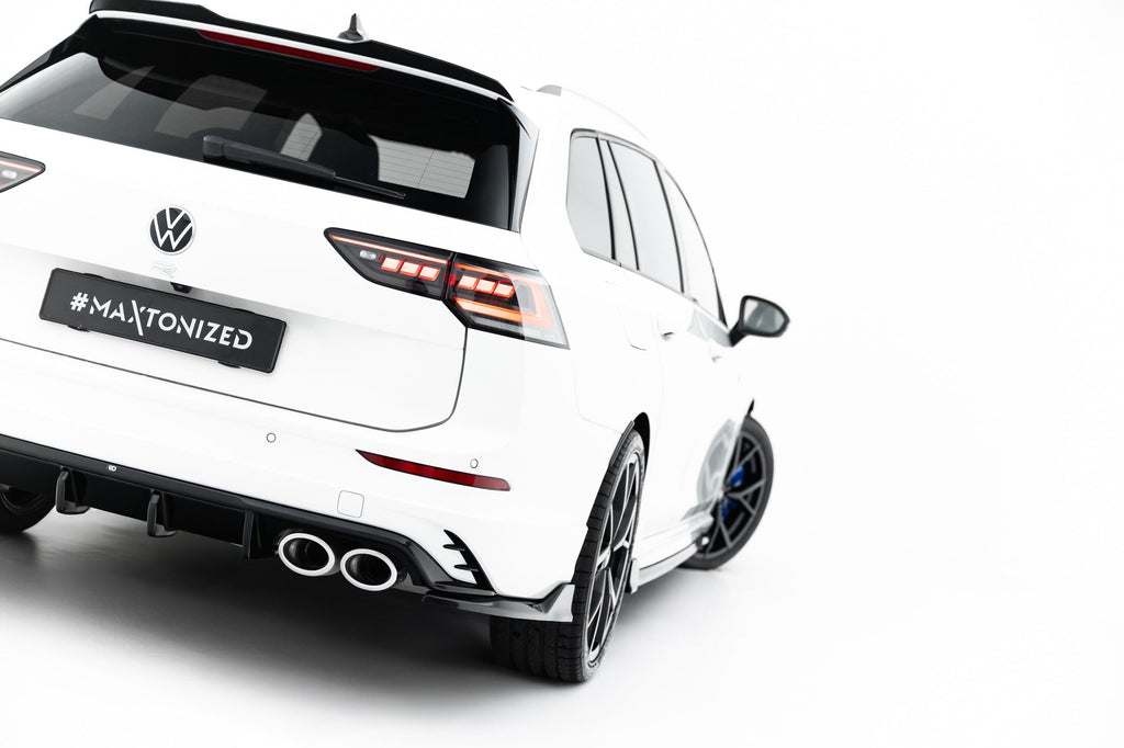 Splitters laterales traseros V.2 para Volkswagen Golf R Variant Mk8 / Mk8 Facelift Fits only with : VW-GO-8F-R-VA-RS1G+RS1RG
