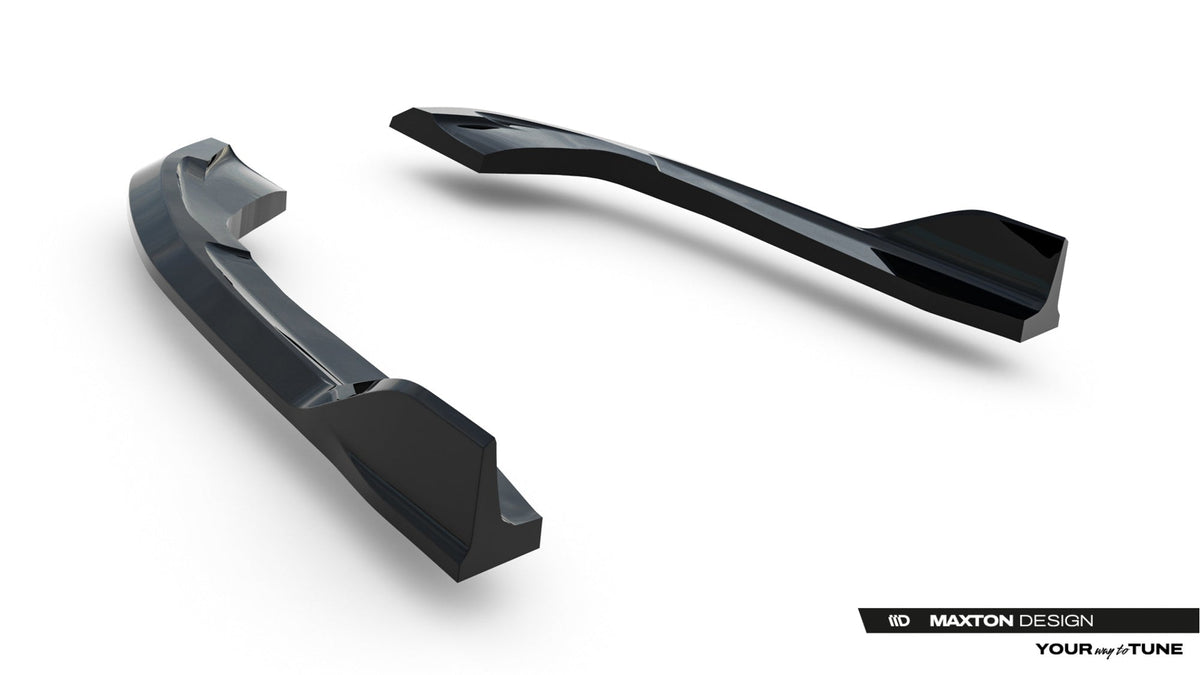 Splitters laterales traseros V.2 para Volkswagen Golf R Variant Mk8 / Mk8 Facelift Fits only with : VW-GO-8F-R-VA-RS1G+RS1RG