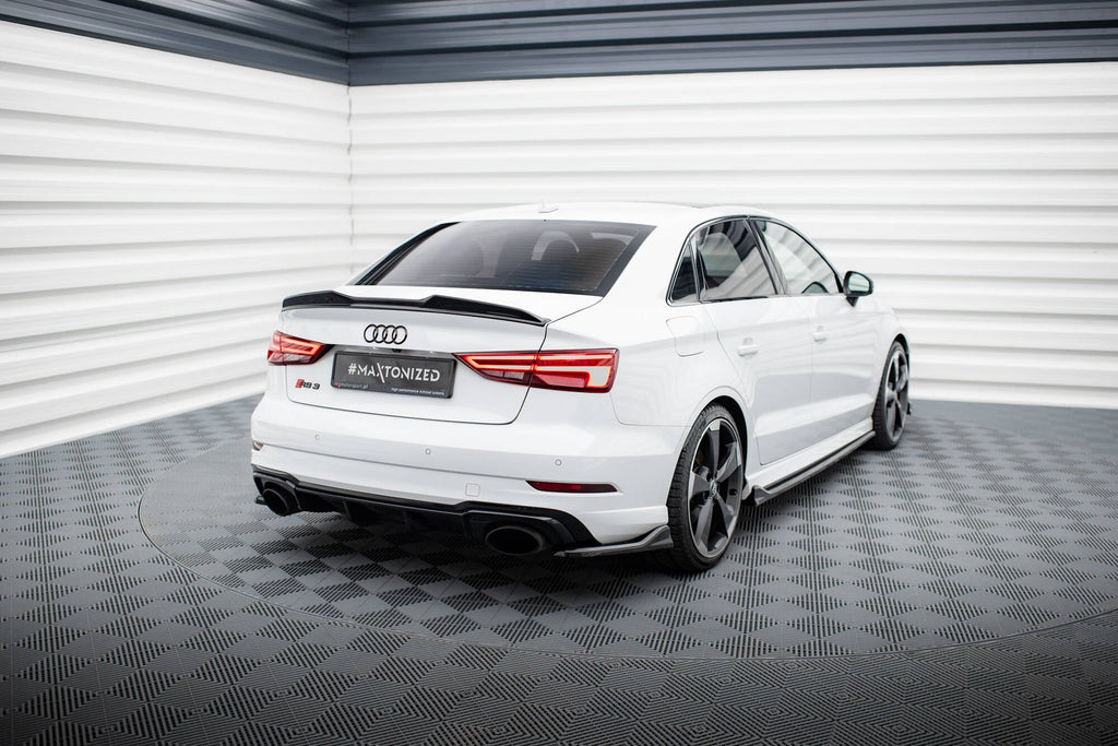 Splitters laterales traseros V.3 para Audi RS3 Sedan 8V Facelift