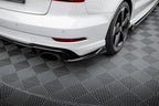 Splitters laterales traseros V.3 para Audi RS3 Sedan 8V Facelift