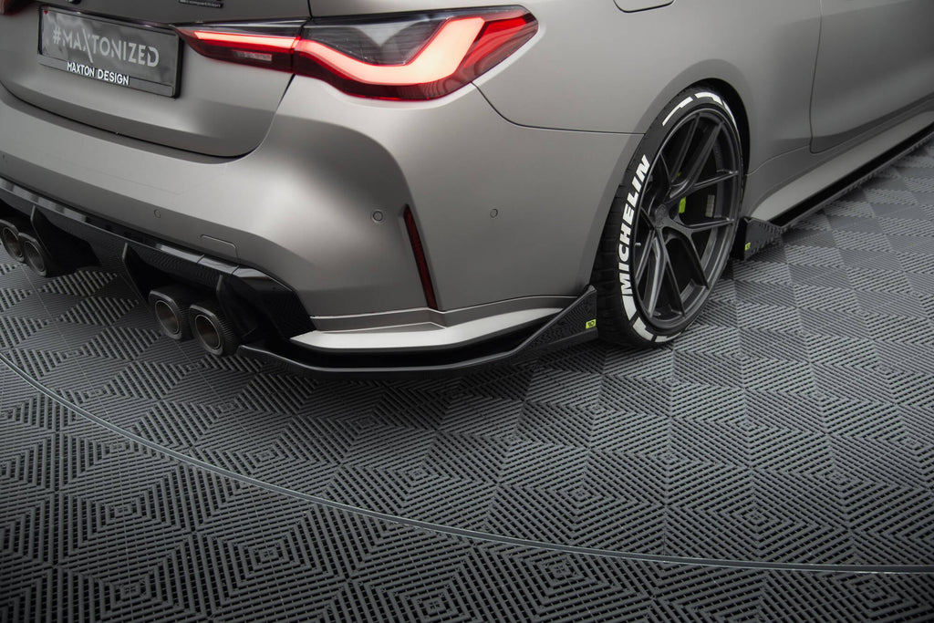 Splitters laterales traseros V.3 (estilo CSL) para BMW M4 G82 / G82 Facelift