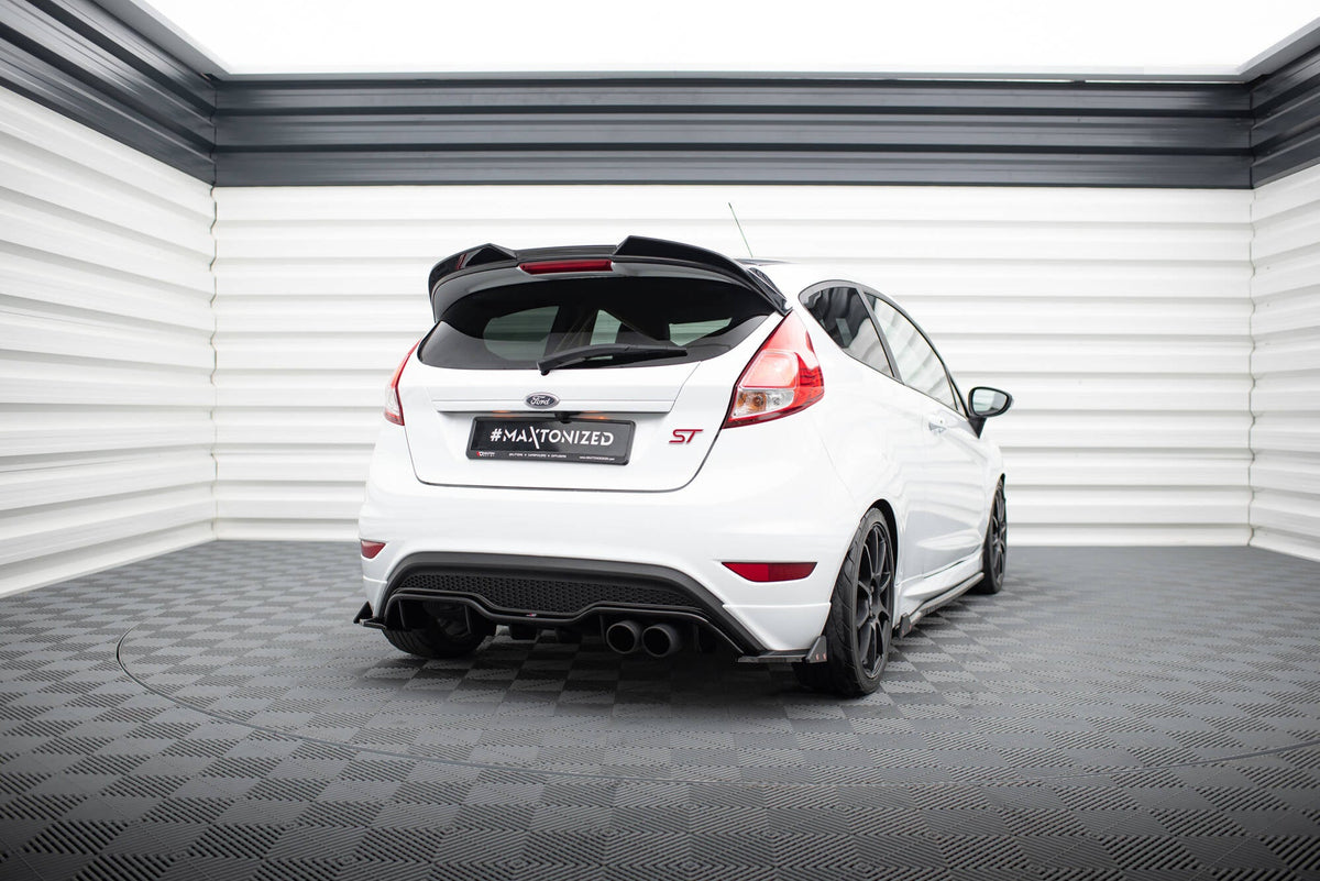 Splitters laterales traseros V.3 + flaps para Ford Fiesta ST Mk7 Facelift