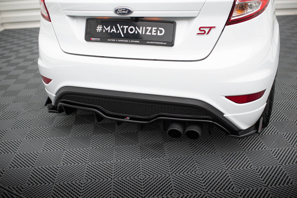 Splitters laterales traseros V.3 + flaps para Ford Fiesta ST Mk7 Facelift