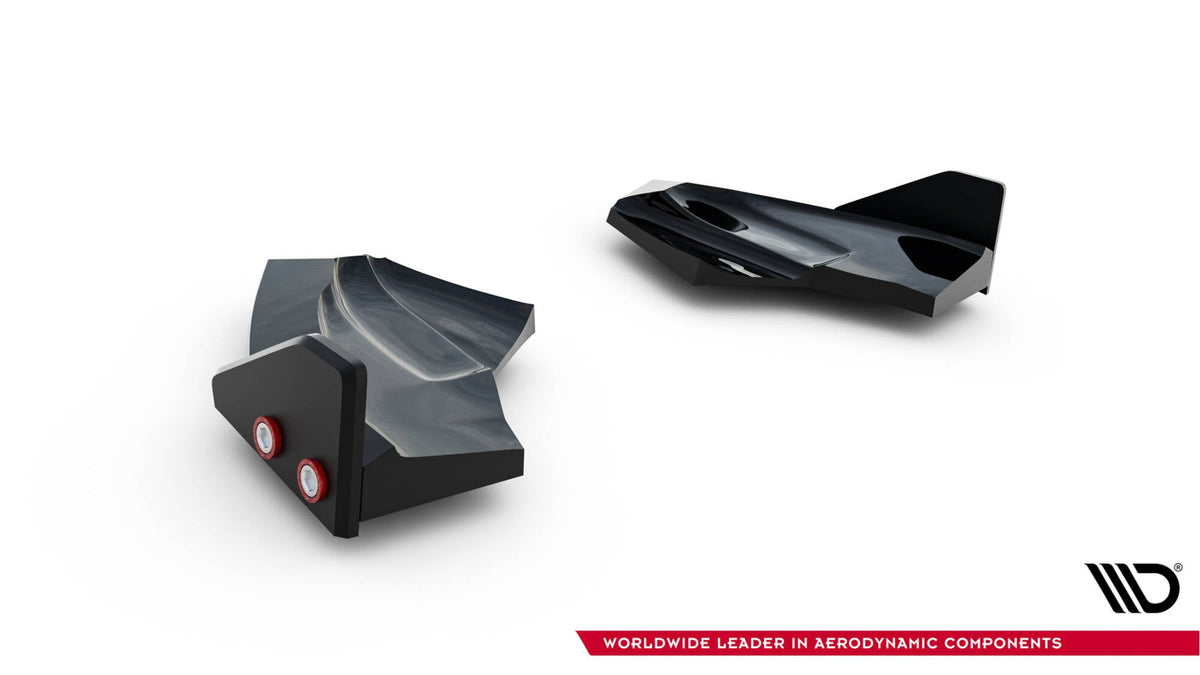 Splitters laterales traseros V.3 + flaps para Ford Fiesta ST Mk7 Facelift