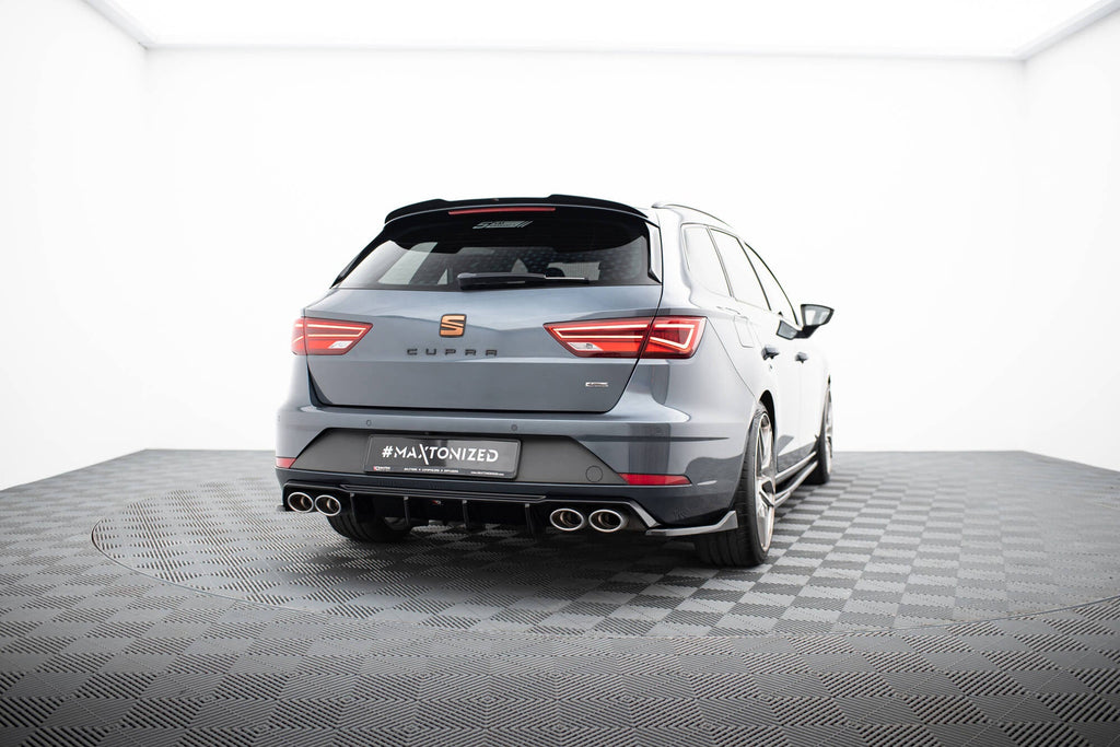 Splitters laterales traseros V.3 para Seat Leon Cupra Mk3 Facelift Sportstourer