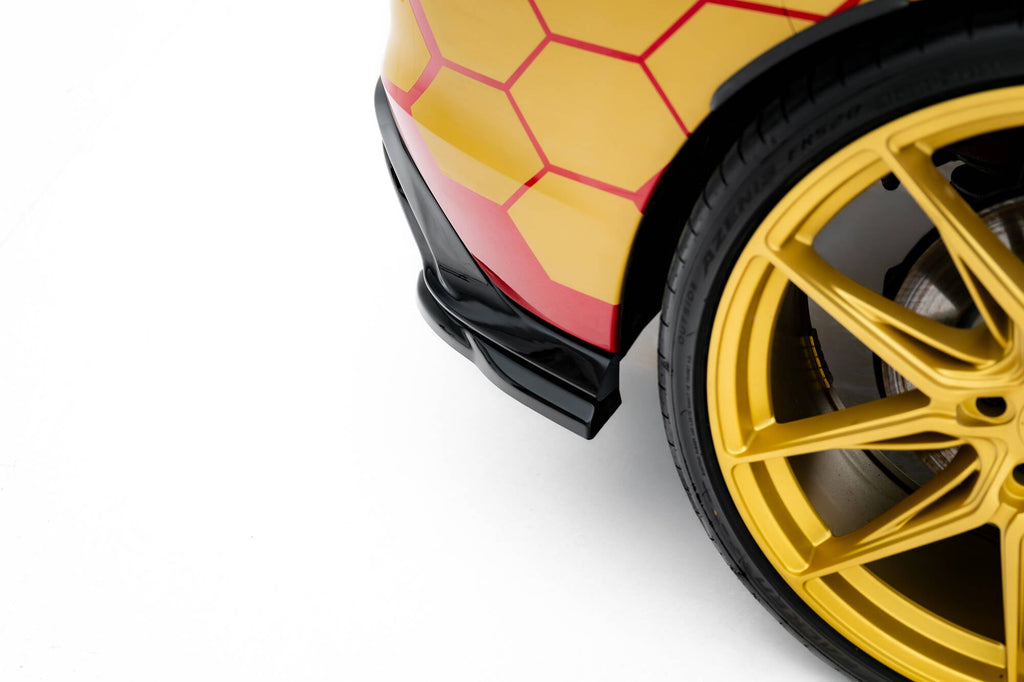 Splitters laterales traseros V.3 para Volkswagen Golf GTI Clubsport Mk8 Facelift