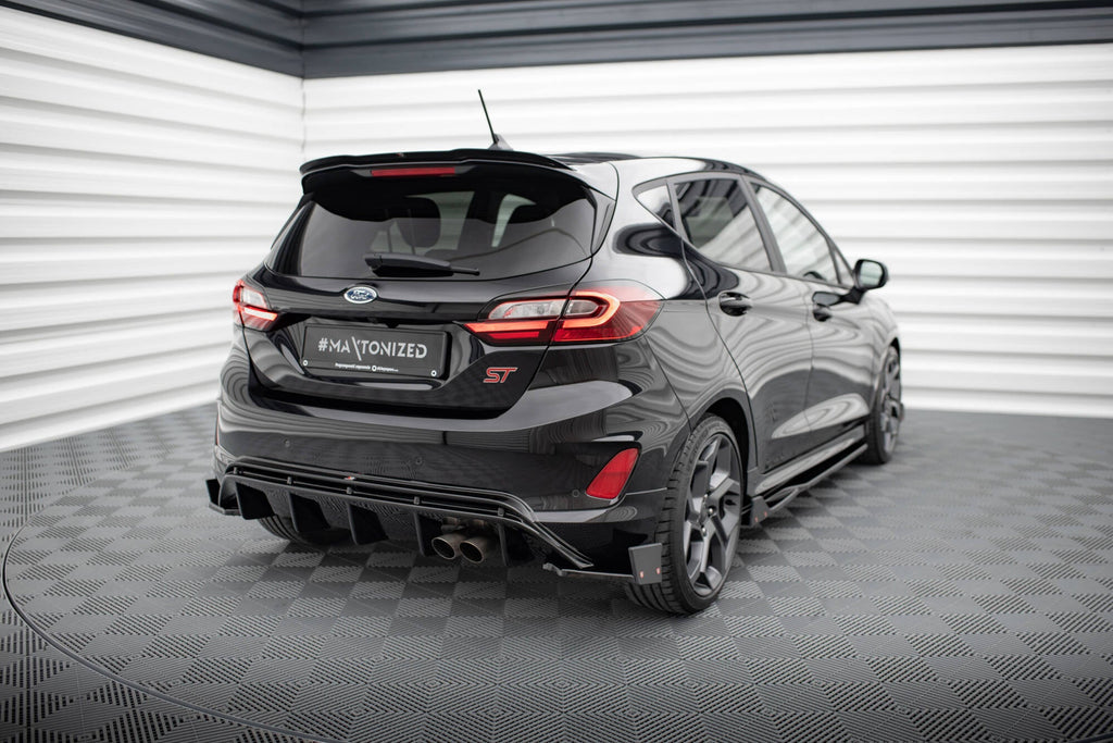 Splitters laterales traseros V.4 + flaps para Ford Fiesta ST Mk8