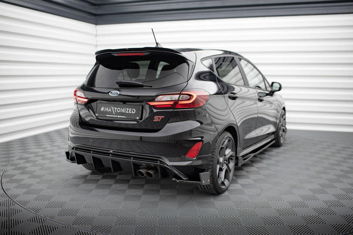Splitters laterales traseros V.4 + flaps para Ford Fiesta ST Mk8