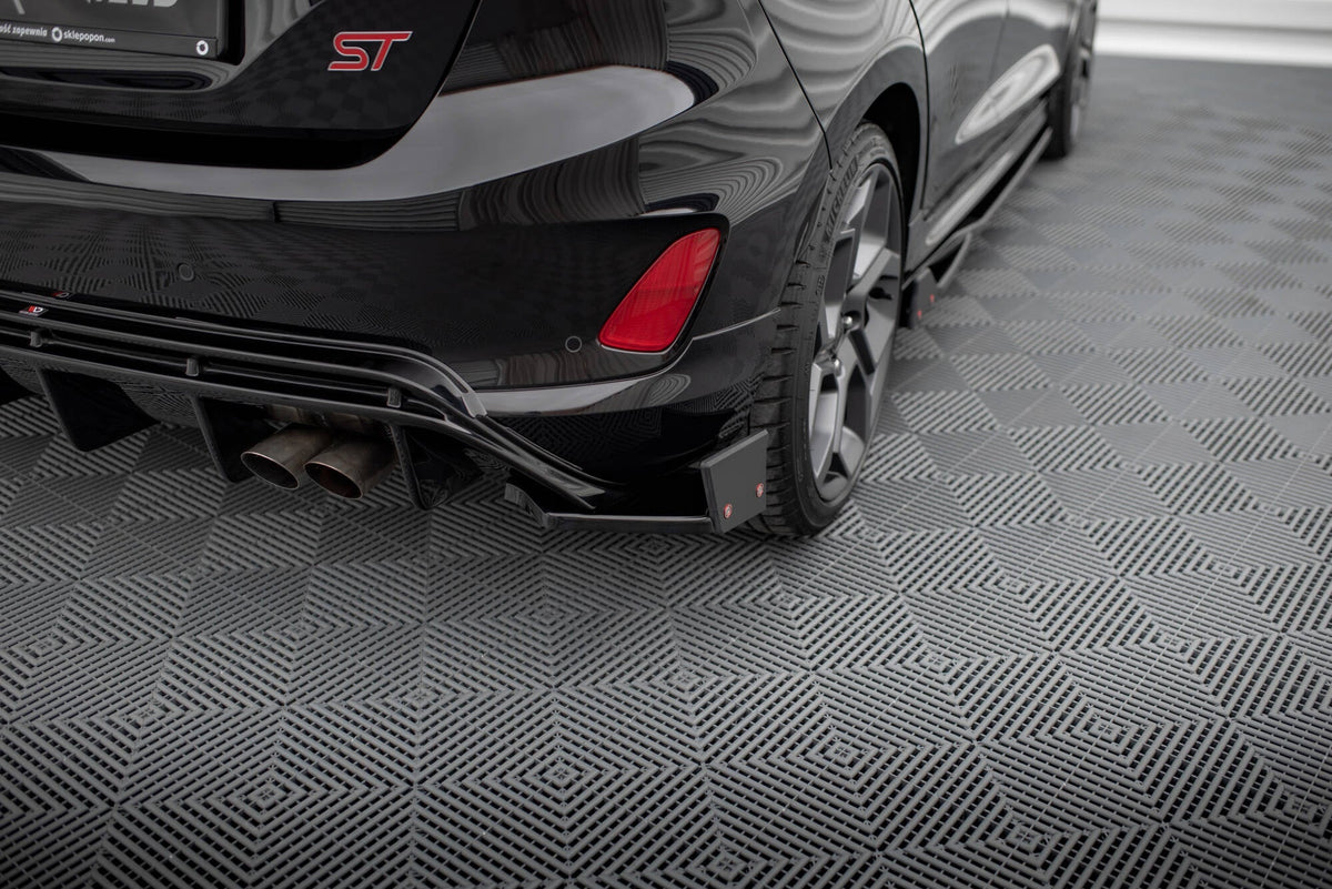 Splitters laterales traseros V.4 + flaps para Ford Fiesta ST Mk8