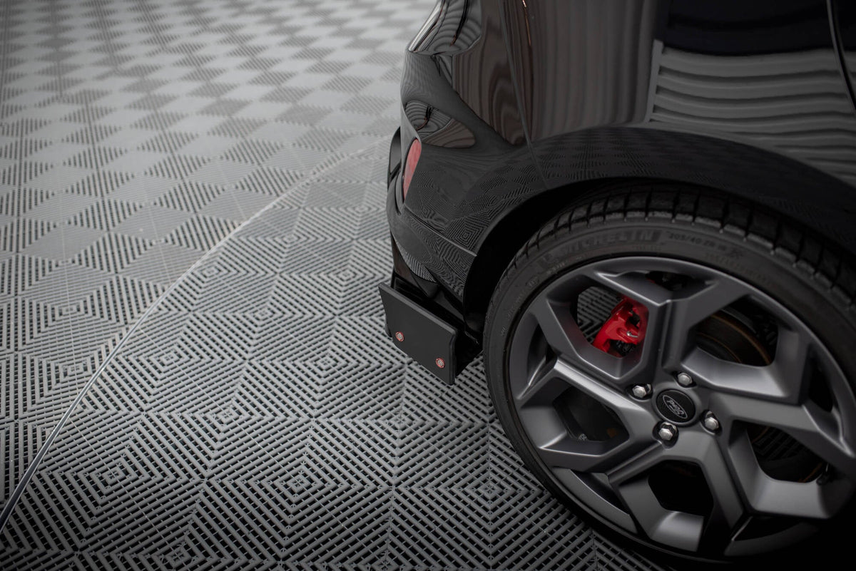 Splitters laterales traseros V.4 + flaps para Ford Fiesta ST Mk8