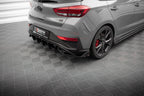 Splitters laterales traseros V.4 + flaps para Hyundai I30 N Hatchback Mk3 Facelift