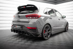 Splitters laterales traseros V.4 + flaps para Hyundai I30 N Hatchback Mk3 Facelift