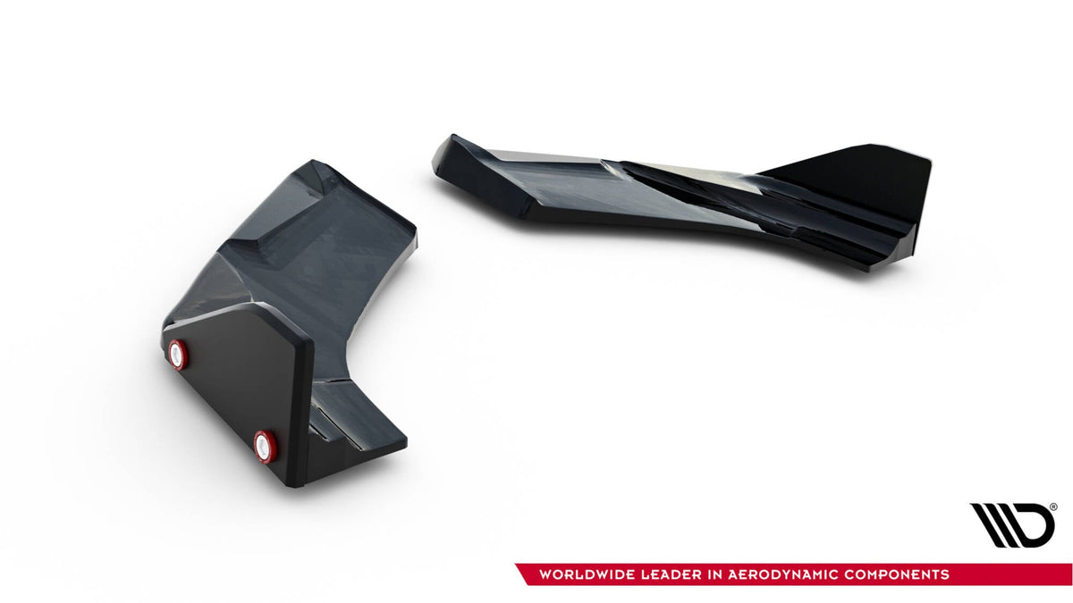 Splitters laterales traseros V.4 + flaps para Hyundai I30 N Hatchback Mk3 Facelift