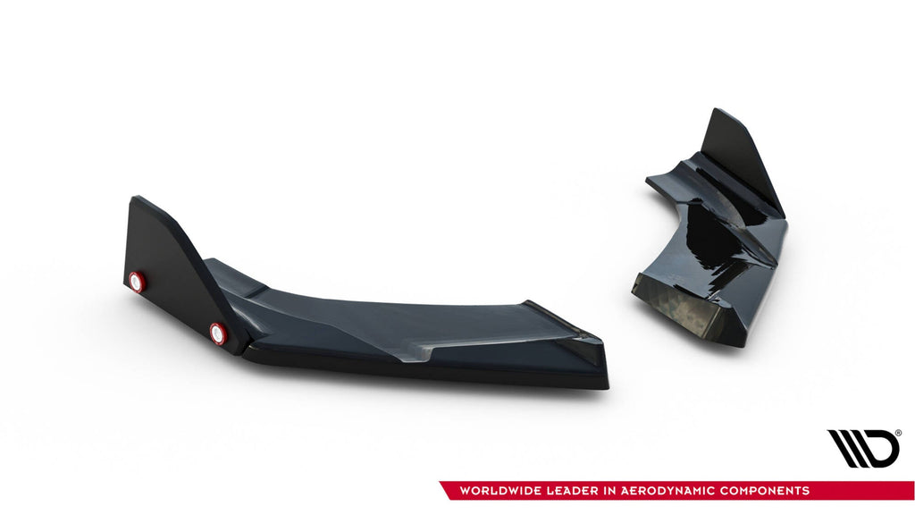 Splitters laterales traseros V.4 + flaps para Hyundai I30 N Hatchback Mk3 Facelift