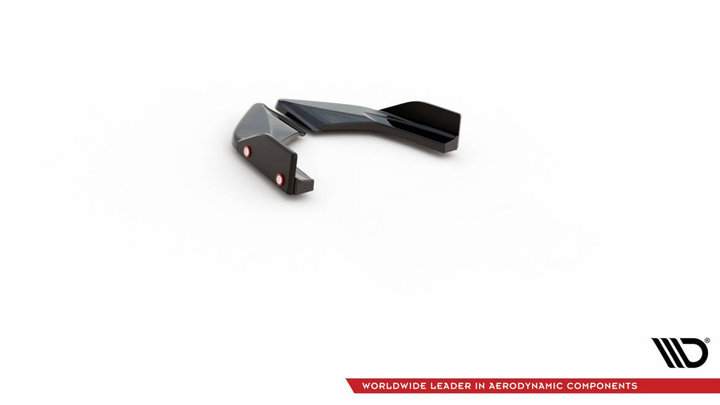 Splitters laterales traseros V.4 + flaps para Volkswagen Golf GTI / GTE Mk8 Fits only with : VW-GO-8-GTI-RS2