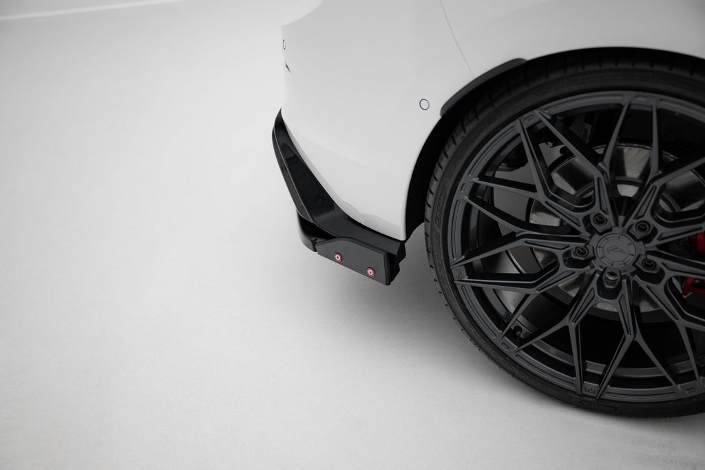 Splitters laterales traseros V.4 + flaps para Volkswagen Golf GTI / GTE Mk8 Fits only with : VW-GO-8-GTI-RS2