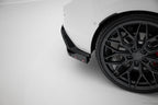 Splitters laterales traseros V.4 + flaps para Volkswagen Golf GTI / GTE Mk8 Fits only with : VW-GO-8-GTI-RS2