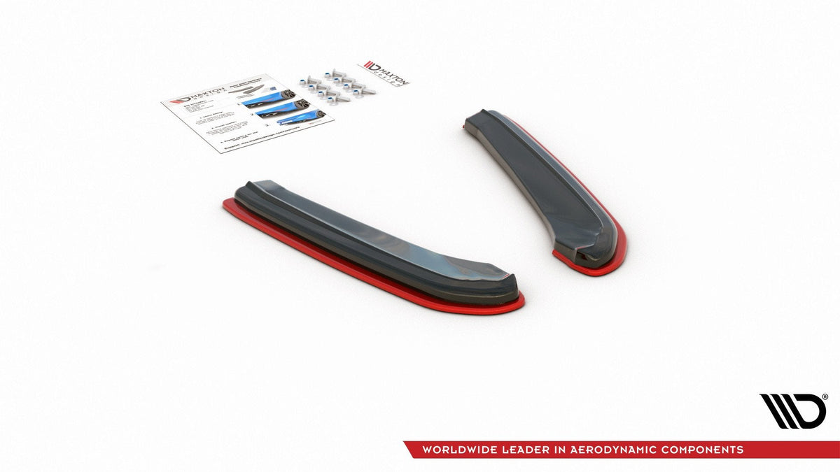 Splitters laterales traseros V.4 para Seat Leon Cupra Mk3 Facelift Sportstourer