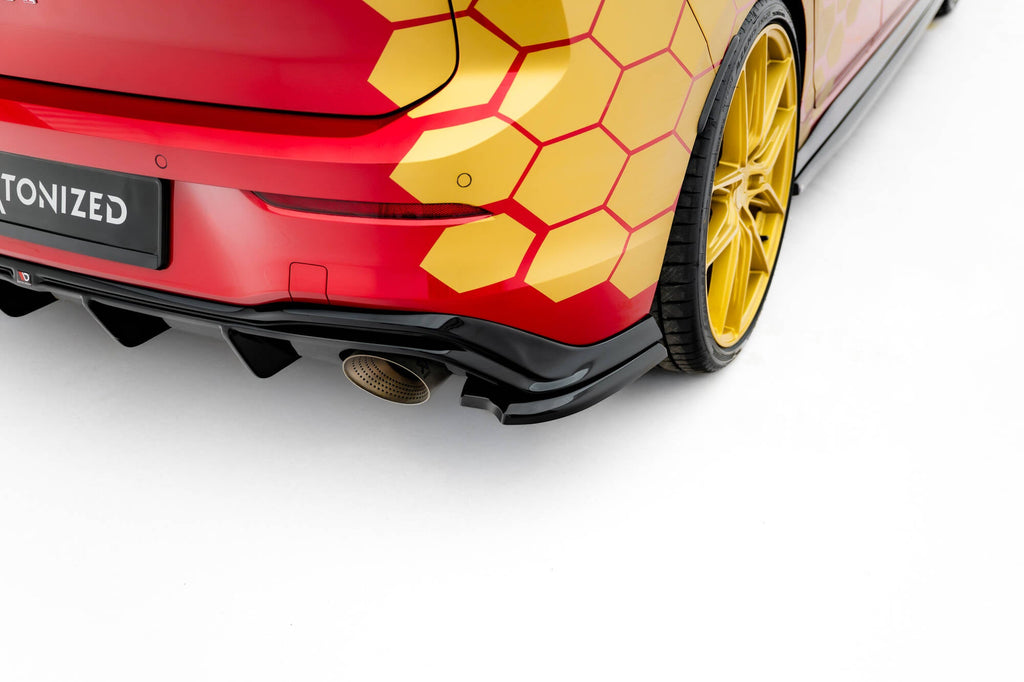 Splitters laterales traseros V.4 para Volkswagen Golf GTI Clubsport Mk8 Facelift