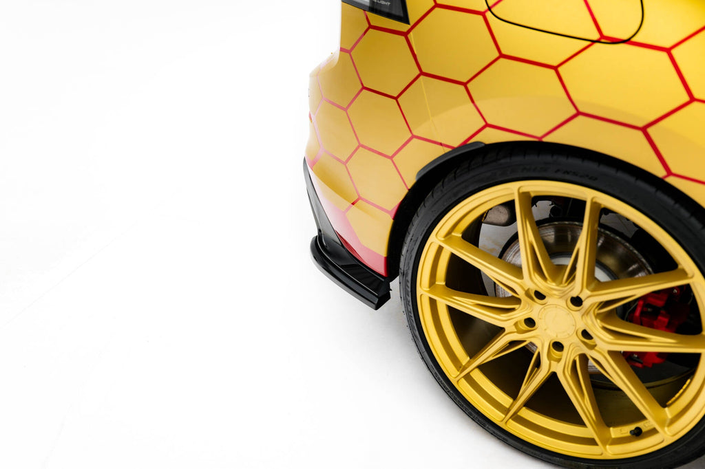 Splitters laterales traseros V.4 para Volkswagen Golf GTI Clubsport Mk8 Facelift