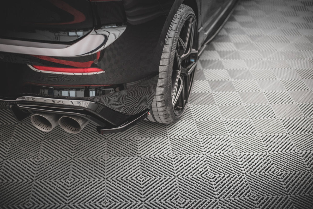 Splitters laterales traseros V.4 para Volkswagen Golf R Hatchback Mk8 Fits only with : VW-GO-8-R-RS2.