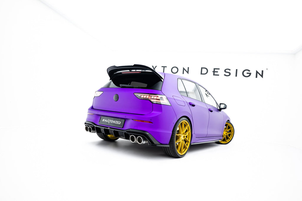 Splitters laterales traseros V.4 para Volkswagen Golf R Hatchback Mk8 Facelift Fits only with : VW-GO-8-R-RS2.