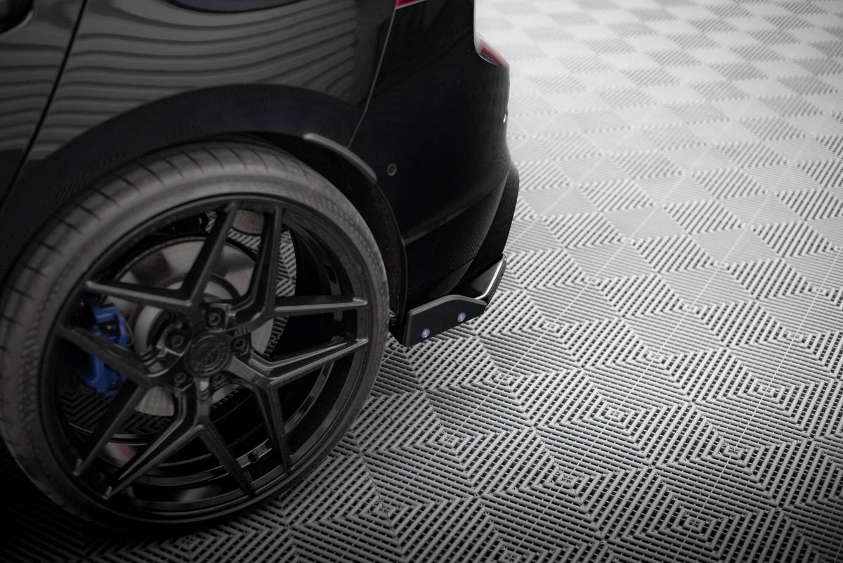 Splitters laterales traseros V.5 + flaps para Volkswagen Golf R Hatchback Mk8 Fits only with : VW-GO-8-R-RS1G