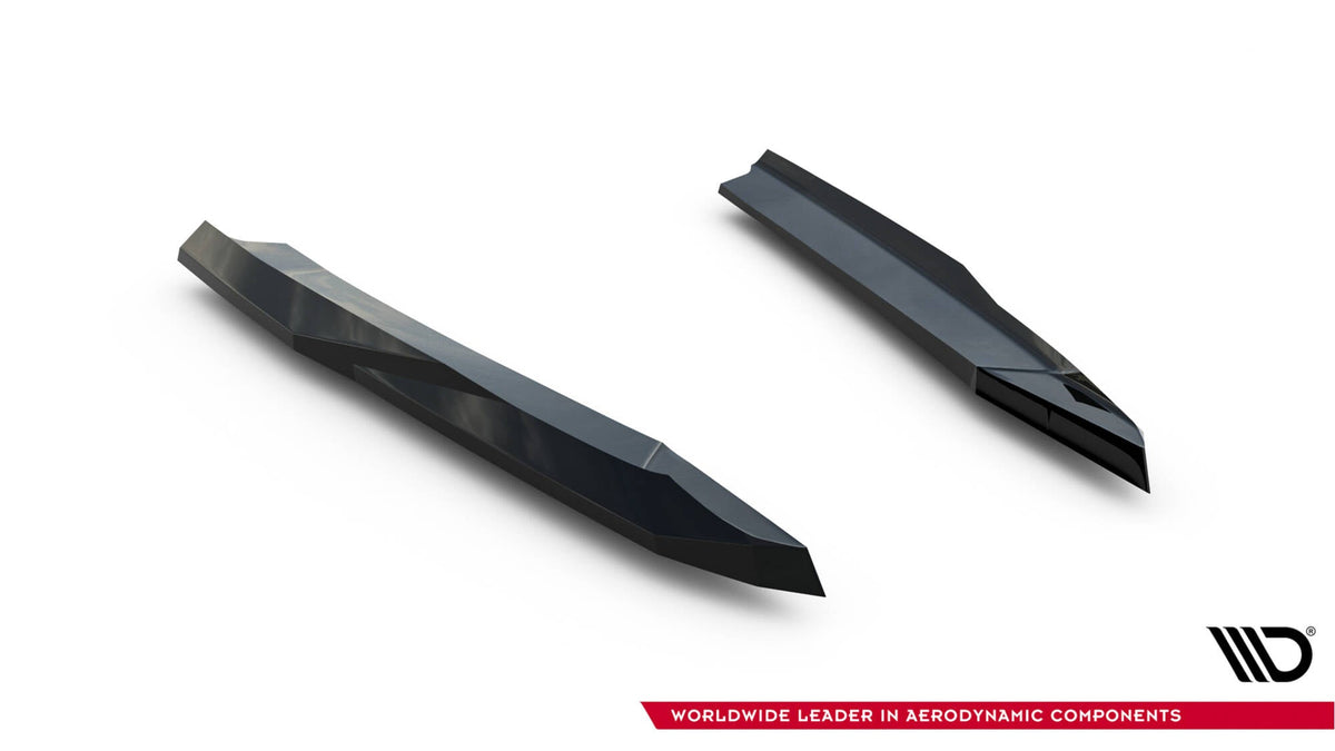 Splitters laterales traseros V.5 para Skoda Octavia RS Liftback / Combi Mk4 / Mk4 Facelift