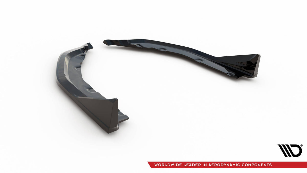 Splitters laterales traseros V.6 (estilo CSL) (para difusor trasero V.1) para BMW M3 Sedan / Touring G80 / G81