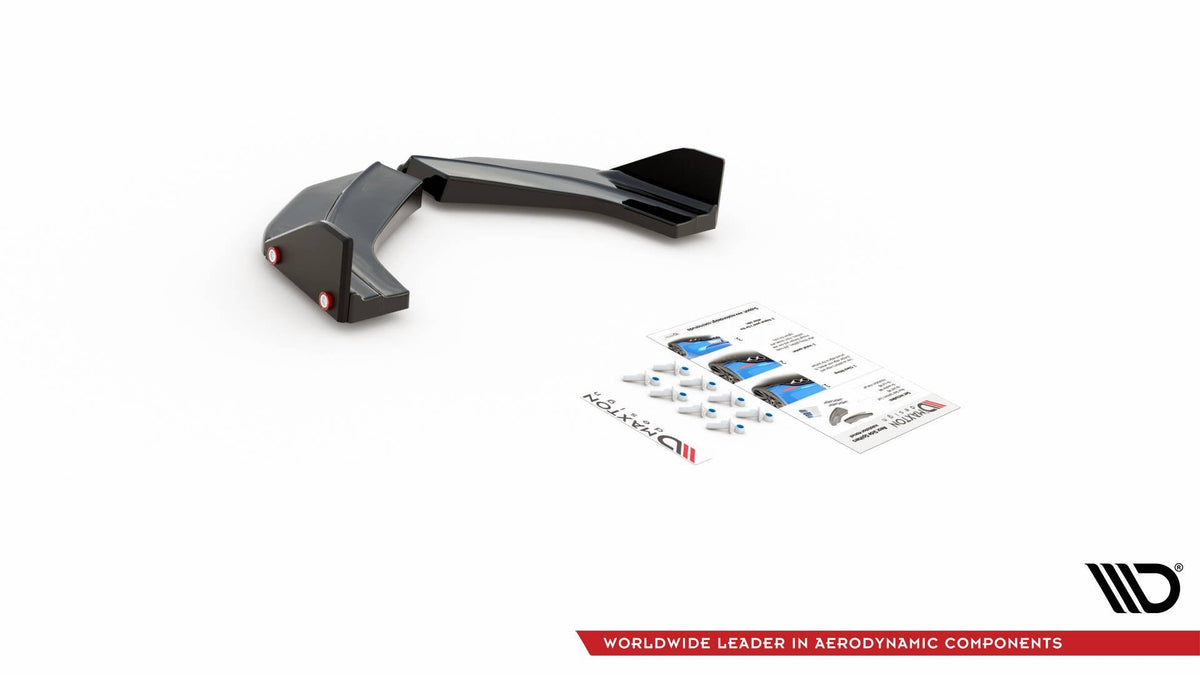 Splitters laterales traseros V.6 + flaps para Hyundai I30 N Mk3 Hatchback