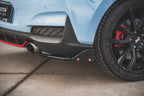 Splitters laterales traseros V.6 + flaps para Hyundai I30 N Mk3 Hatchback