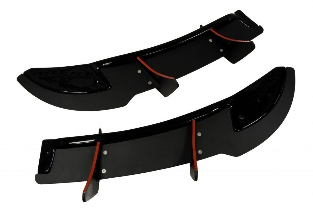 Splitters laterales traseros para Volkswagen Golf Mk6 R (CNC)