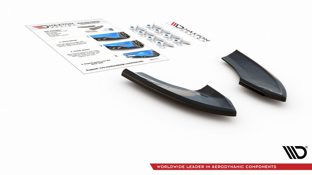 Splitters laterales traseros para Volkswagen Golf Mk7 GTI TCR