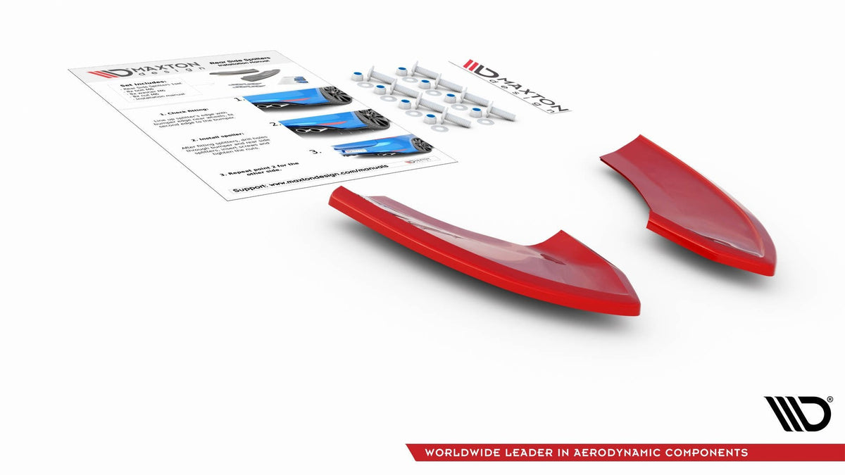Splitters laterales traseros para Volkswagen Golf Mk7 GTI TCR