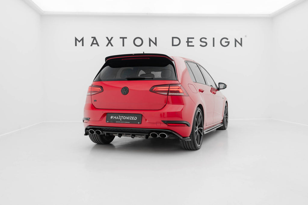 Splitters laterales traseros para Volkswagen Golf Hatchback R / R-Line Mk7 Facelift