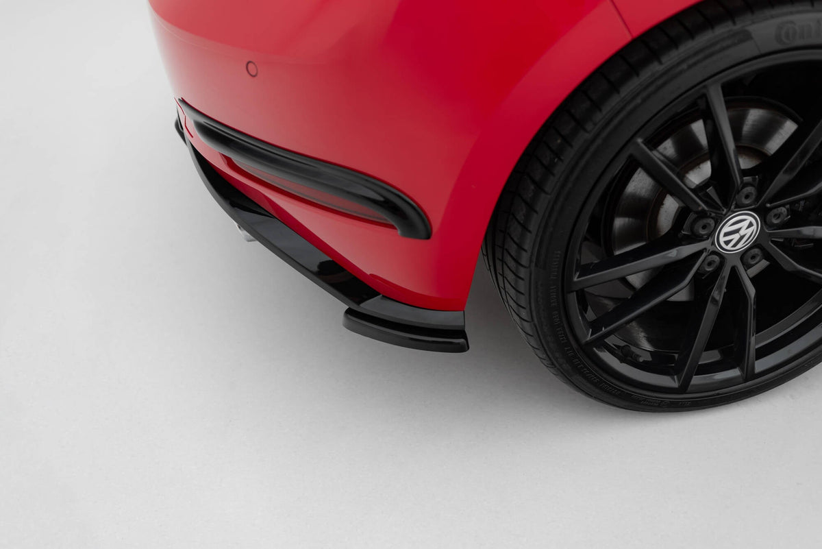 Splitters laterales traseros para Volkswagen Golf Hatchback R / R-Line Mk7 Facelift