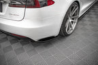 Splitters laterales traseros para Tesla Model S Facelift