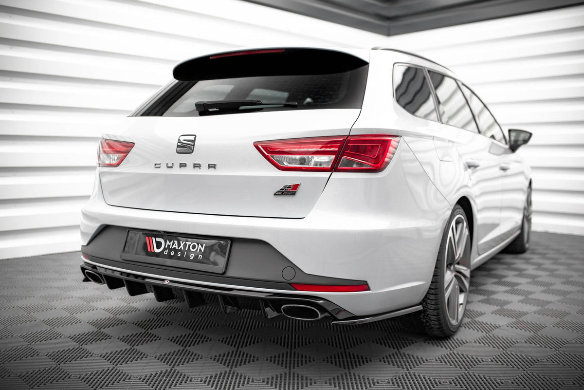 Splitters laterales traseros V.2 para Seat Leon Cupra Sportstourer Mk3